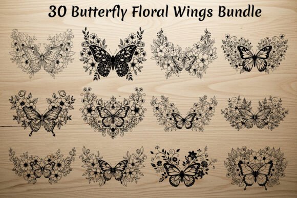 30 Butterfly Floral Wings Bundle Review