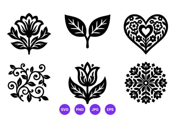 Floral Heart Leaf Vector: A Designer's Review