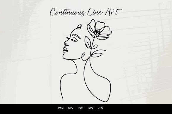 Floral Woman Continuous Line Art: A Designer's Real-World Review