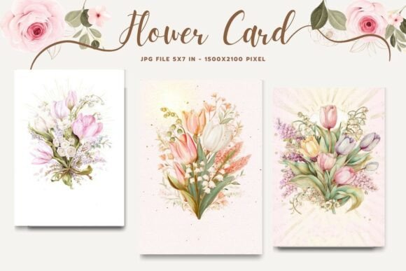 Flower Card Floral Greeting Postcard_39 Embroidery Review