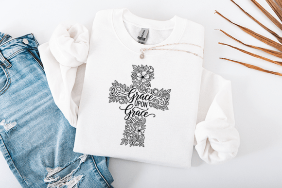 Grace Upon Grace Floral Cross Review
