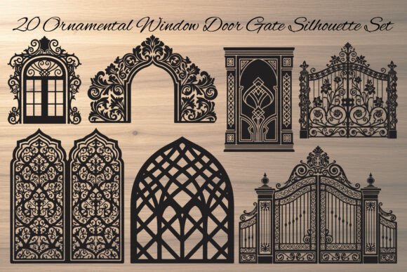 Ornamental Window Door Gate SVG Bundle Review