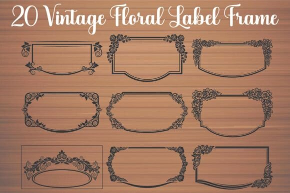 Vintage Floral Label Frame Set Review